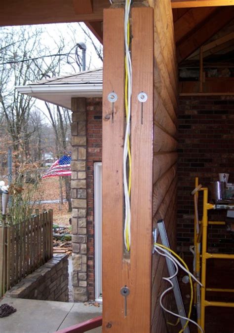 log cabin electrical boxes|wiring log cabin walls.